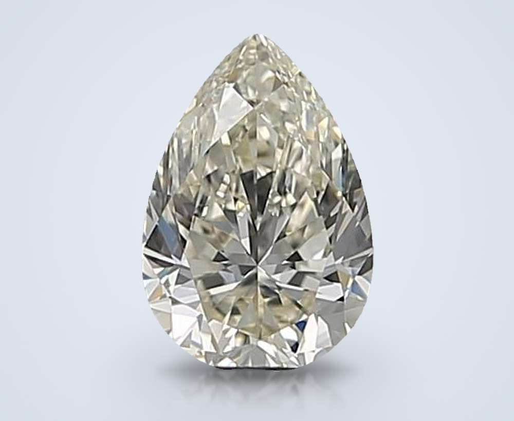 0.90 Carat Pear Natural Diamond