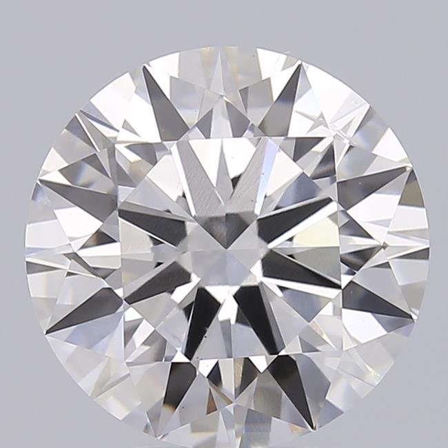 5.00ct F SI1 Rare Carat Ideal Cut Round Lab Grown Diamond