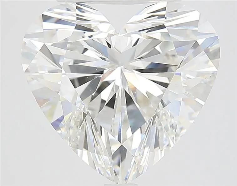 5.59ct F VS1 Rare Carat Ideal Cut Heart Lab Grown Diamond