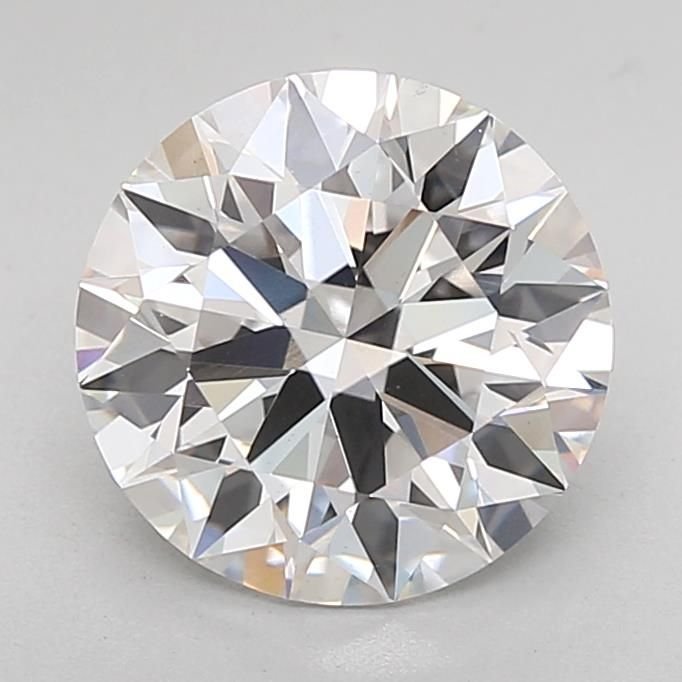 2.70ct G VS1 Rare Carat Ideal Cut Round Lab Grown Diamond