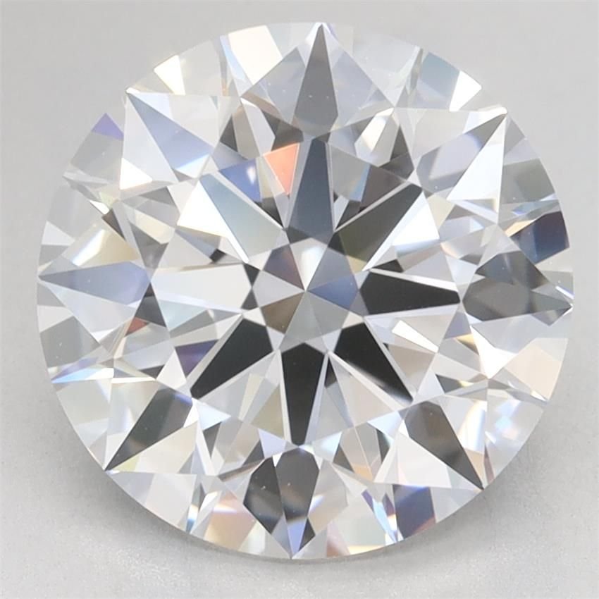 3.18ct D VVS1 Rare Carat Ideal Cut Round Lab Grown Diamond