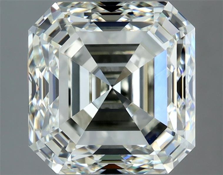 4.02ct J VVS2 Very Good Cut Asscher Diamond