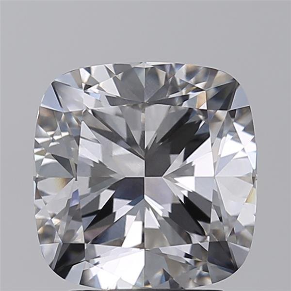 3.23ct J VVS2 Rare Carat Ideal Cut Cushion Lab Grown Diamond