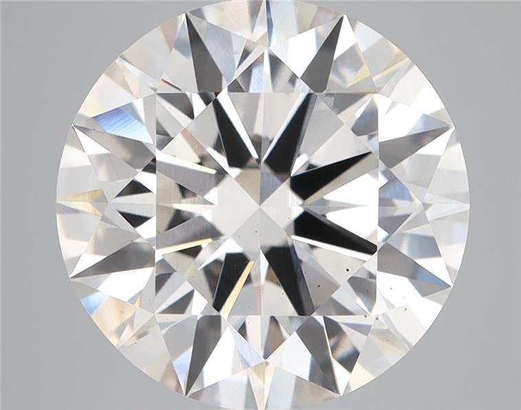 7.26ct G VS2 Rare Carat Ideal Cut Round Lab Grown Diamond