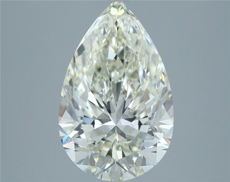 3.68ct J VS1 Rare Carat Ideal Cut Pear Diamond