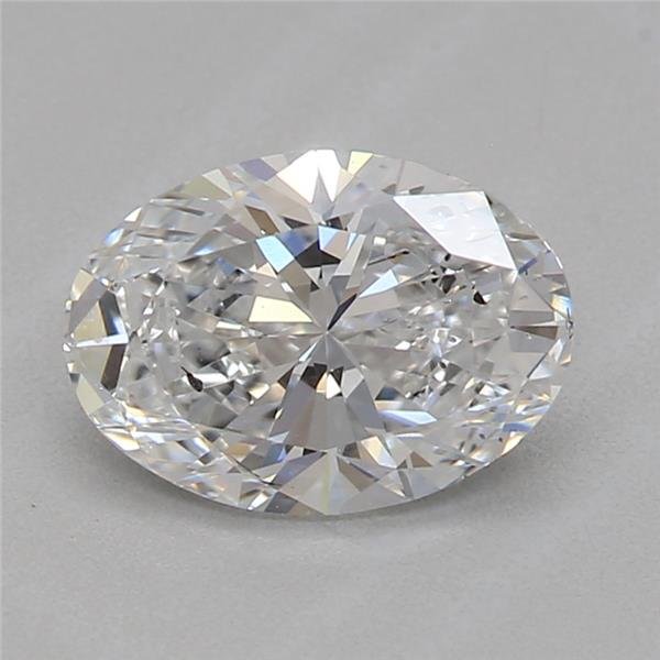 0.70ct D SI1 Very Good Cut Oval Lab Grown Diamond