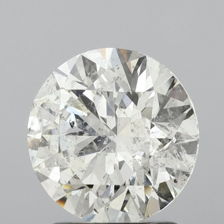 2.06ct I SI2 Rare Carat Ideal Cut Round Diamond