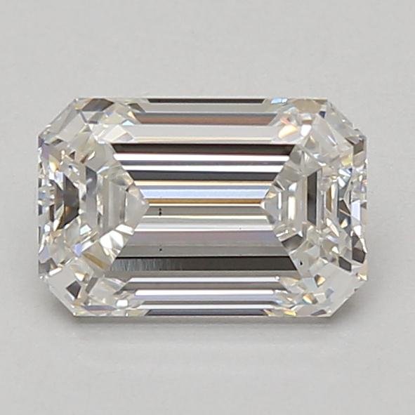 1.59ct F VS2 Excellent Cut Emerald Lab Grown Diamond