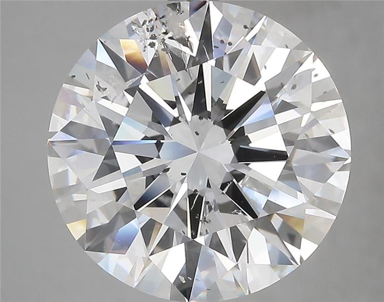 7.02ct D SI2 Rare Carat Ideal Cut Round Diamond