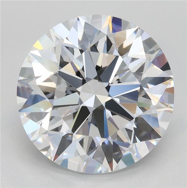 4.28ct D VVS2 Rare Carat Ideal Cut Round Lab Grown Diamond