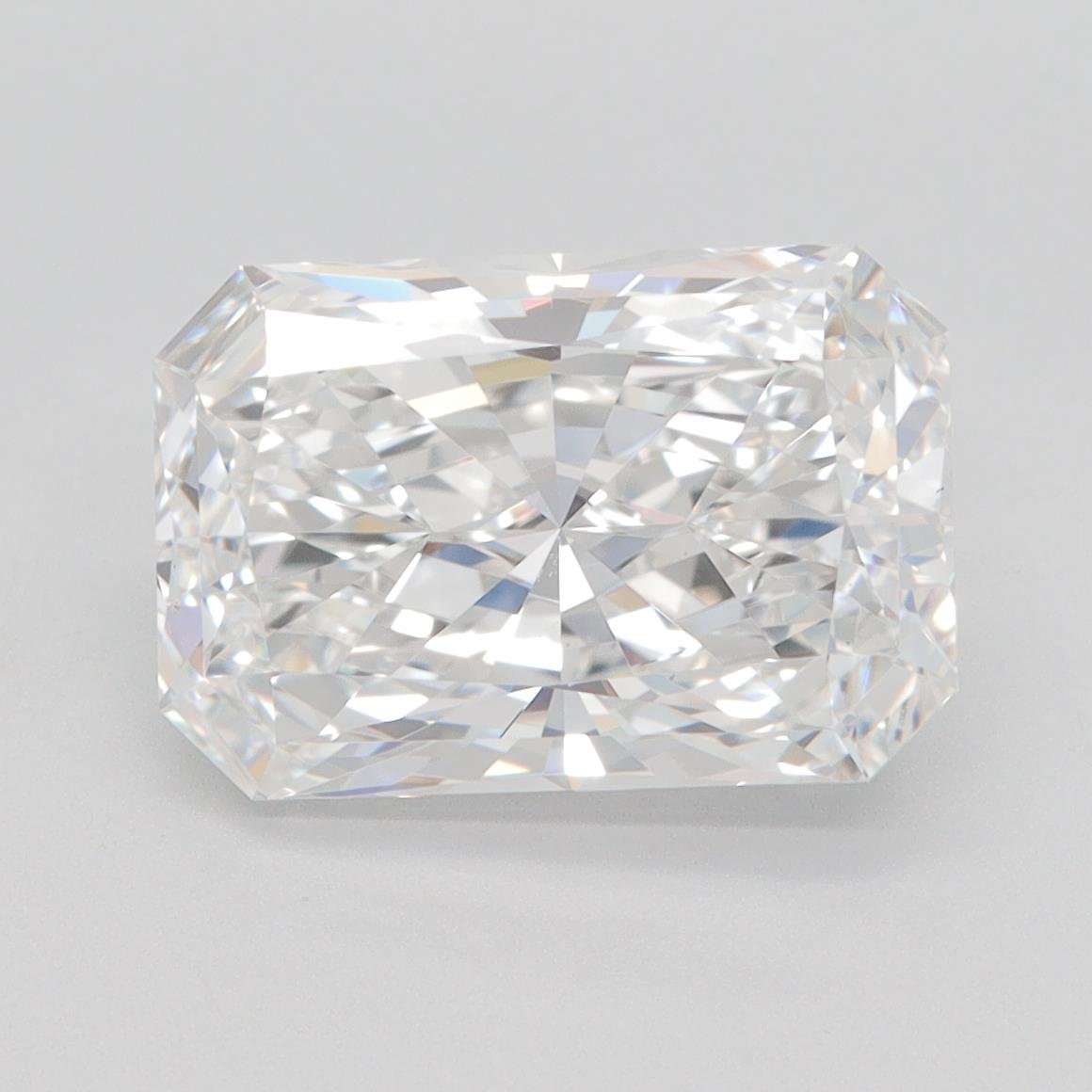 3.61ct E VVS1 Rare Carat Ideal Cut Radiant Lab Grown Diamond