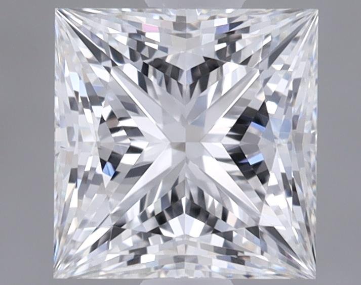 0.93ct F VS1 Rare Carat Ideal Cut Princess Lab Grown Diamond