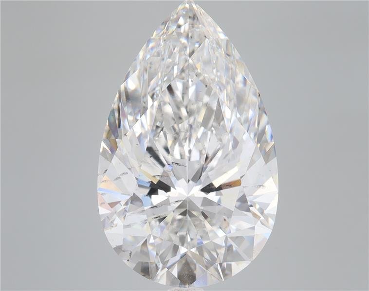 9.47ct E SI1 Rare Carat Ideal Cut Pear Lab Grown Diamond