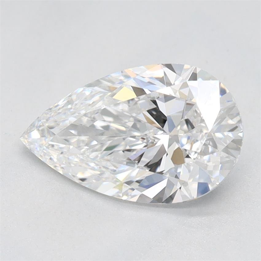 1.09ct D VVS1 Rare Carat Ideal Cut Pear Lab Grown Diamond