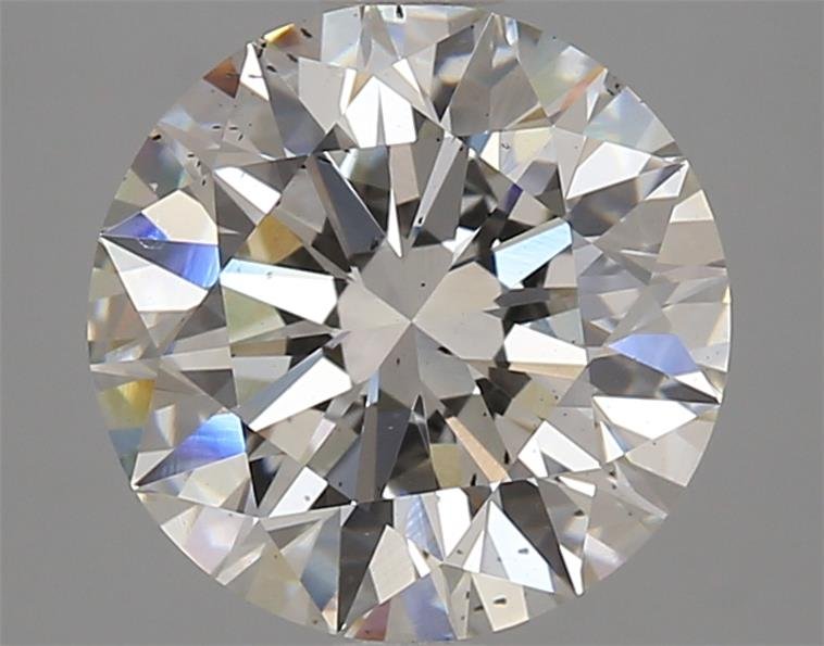 4.02ct H SI1 Excellent Cut Round Lab Grown Diamond