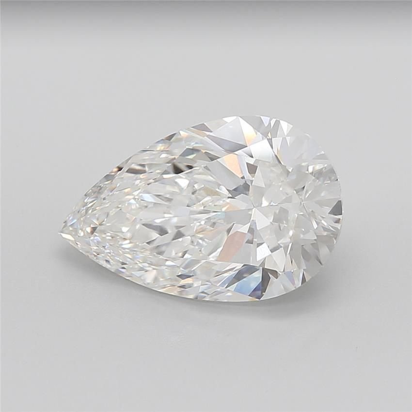 9.16ct E VVS1 Rare Carat Ideal Cut Pear Lab Grown Diamond