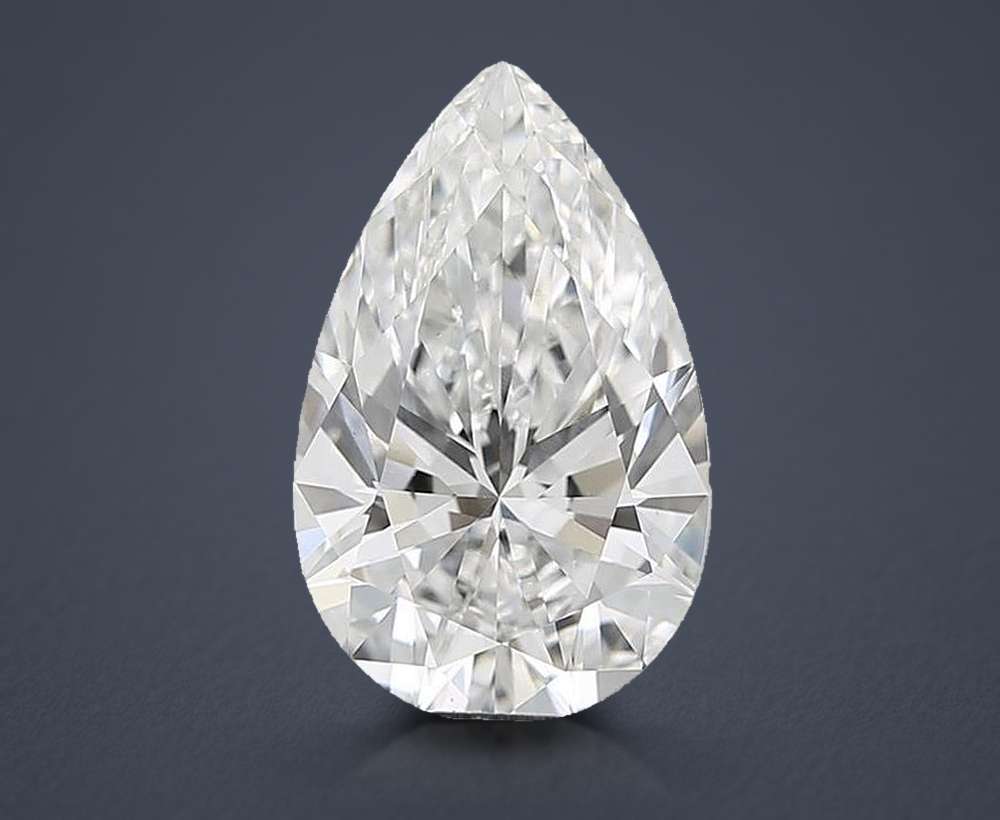 8.03 Carat Pear Lab Diamond