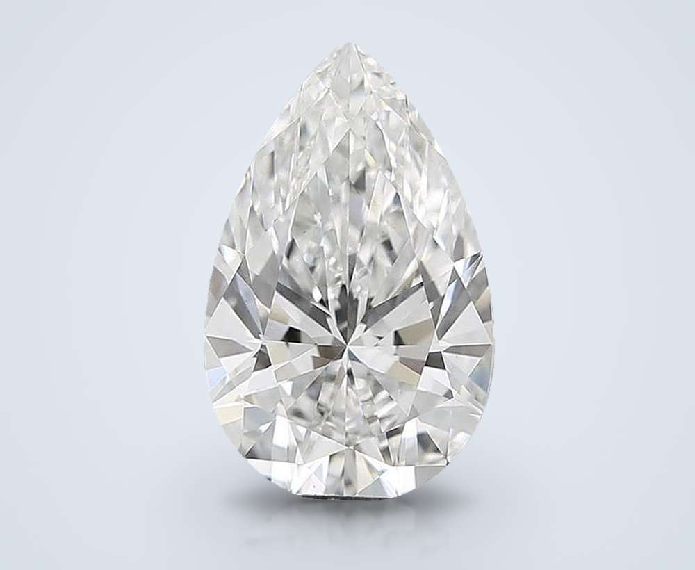 8.03 Carat Pear Lab Diamond