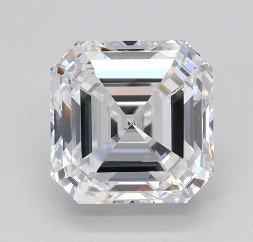 1.56ct D VS1 Rare Carat Ideal Cut Asscher Lab Grown Diamond