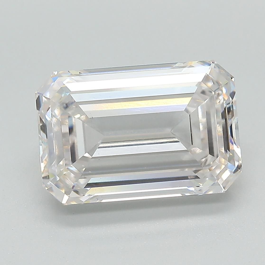 5.07ct G VS1 Rare Carat Ideal Cut Emerald Lab Grown Diamond