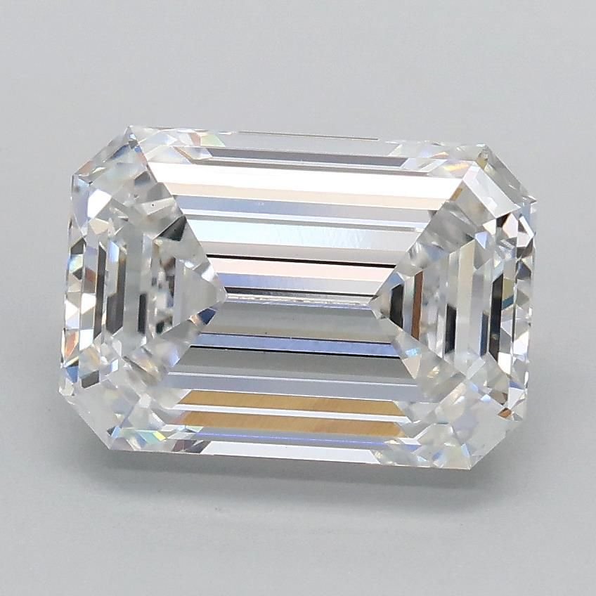 2.07ct E VVS2 Rare Carat Ideal Cut Emerald Lab Grown Diamond