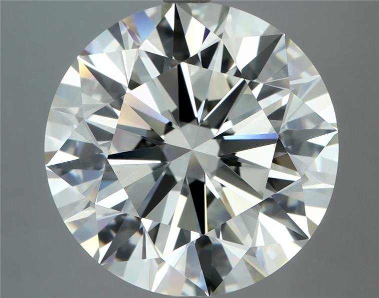 7.05ct K VVS2 Rare Carat Ideal Cut Round Diamond