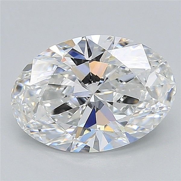 2.01ct E VS1 Rare Carat Ideal Cut Oval Lab Grown Diamond
