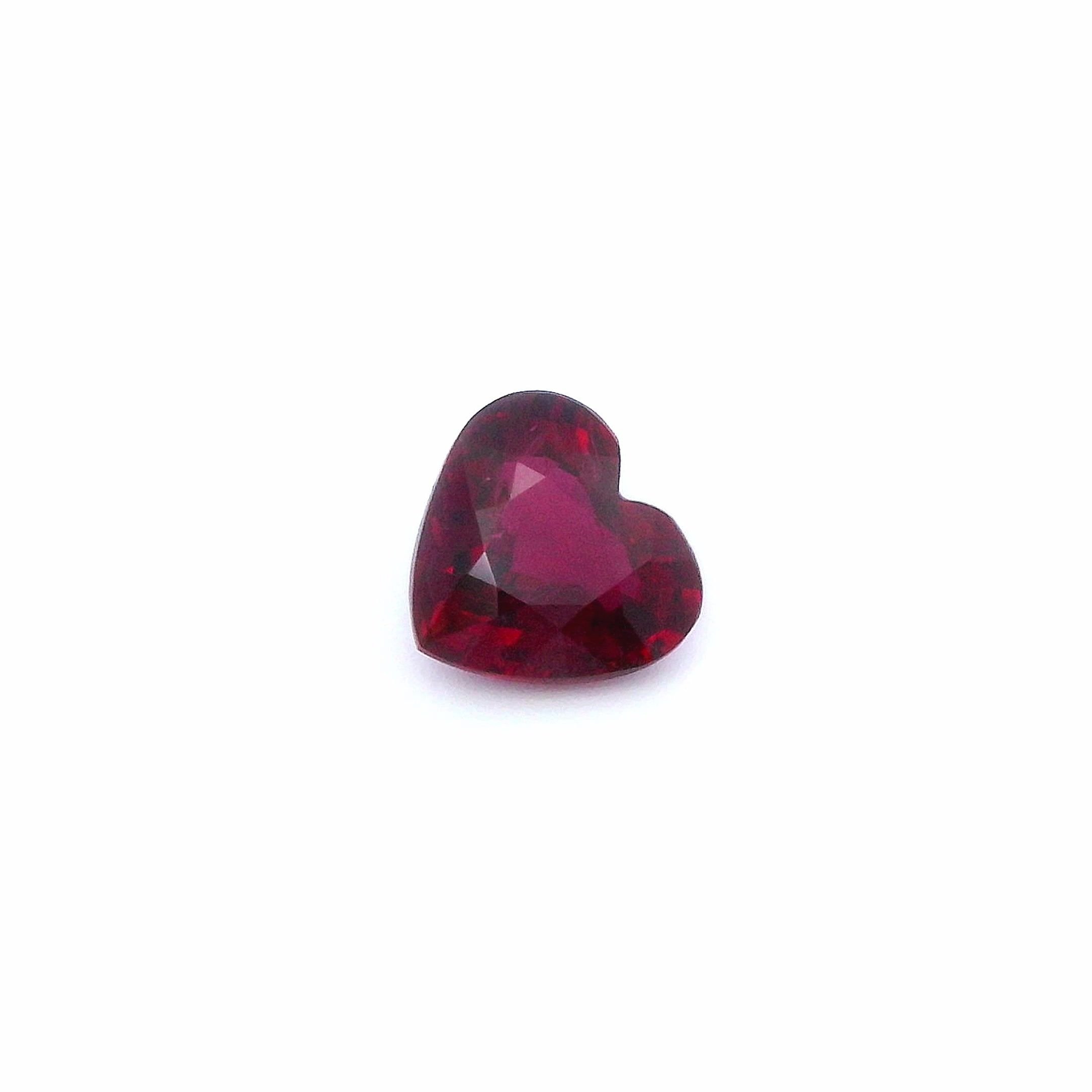1.20 Carat Red Heart Ruby