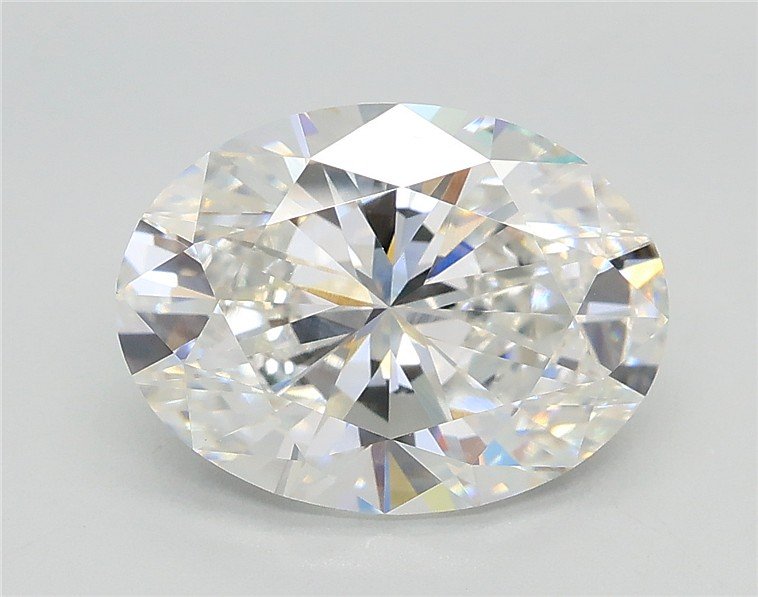 3.01ct E VVS2 Very Good Cut Oval Lab Grown Diamond
