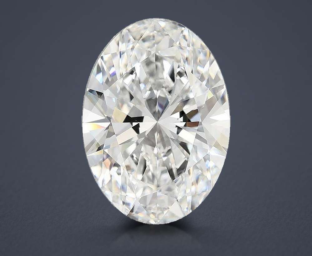 6.00 Carat Oval Lab Diamond