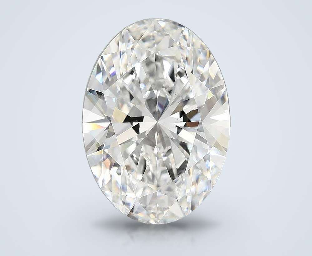 6.00 Carat Oval Lab Diamond