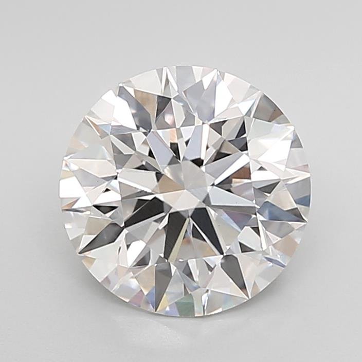 3.03ct F VS1 Rare Carat Ideal Cut Round Lab Grown Diamond