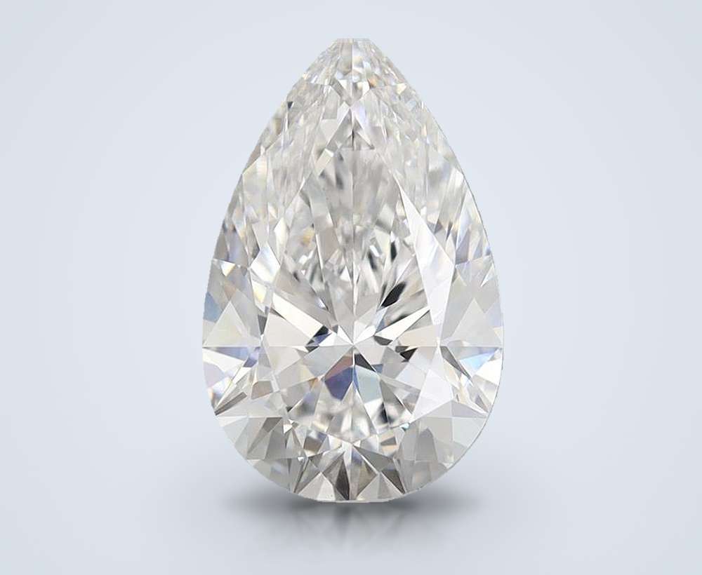 3.00 Carat Pear Lab Diamond