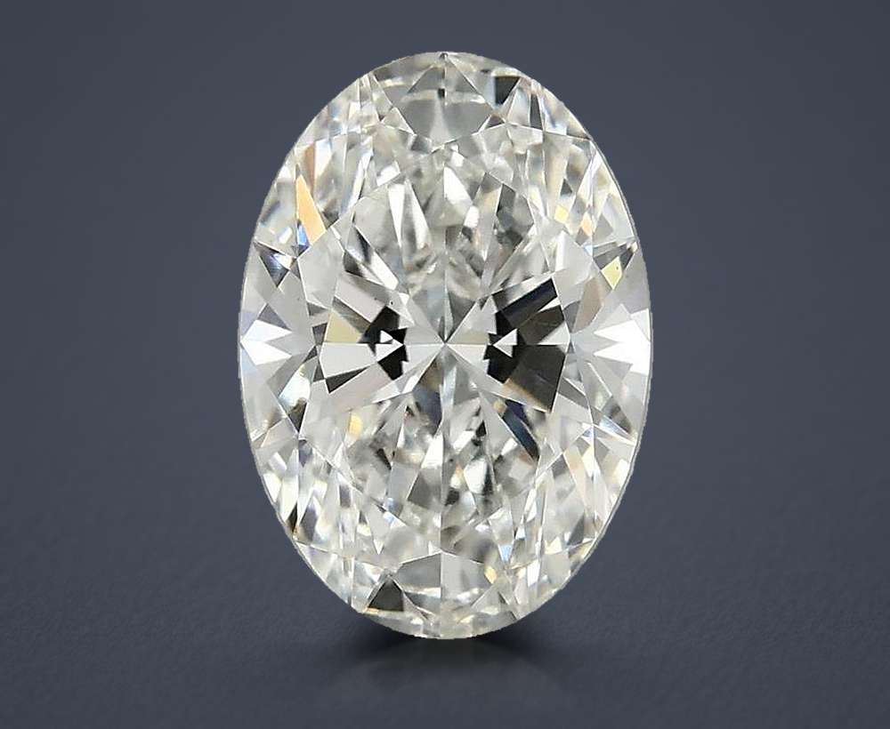 2.45 Carat Oval Lab Diamond
