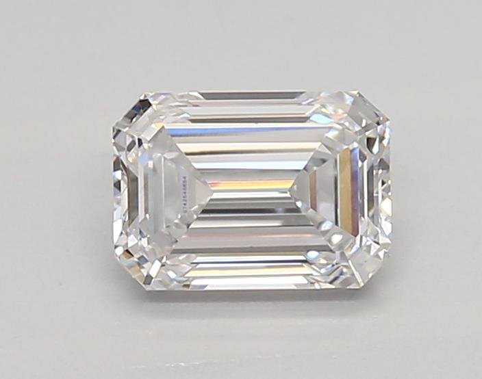 0.86ct D VVS2 Rare Carat Ideal Cut Emerald Lab Grown Diamond