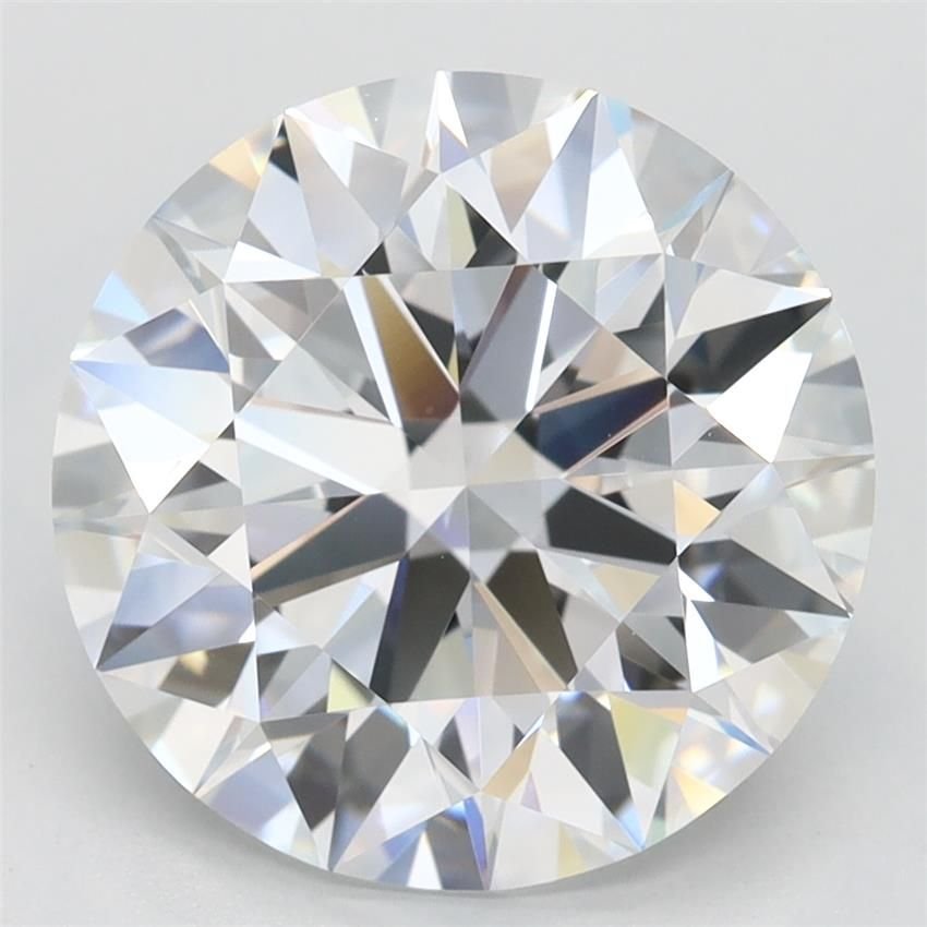 4.28ct D VVS2 Rare Carat Ideal Cut Round Lab Grown Diamond