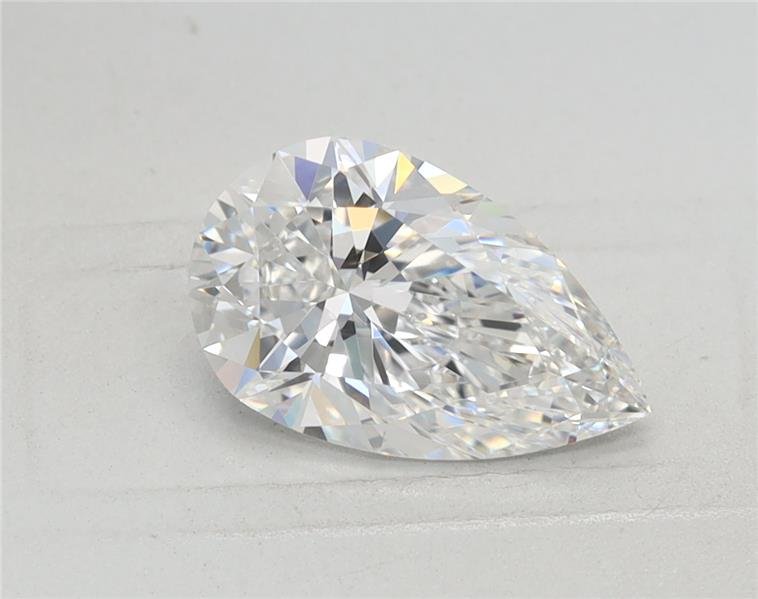 1.01ct D VVS2 Rare Carat Ideal Cut Pear Lab Grown Diamond