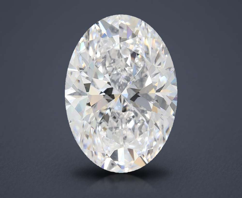 3.80 Carat Oval Lab Diamond