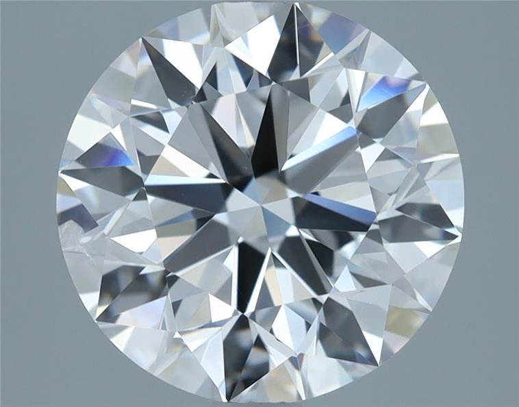 3.02ct D SI2 Rare Carat Ideal Cut Round Diamond