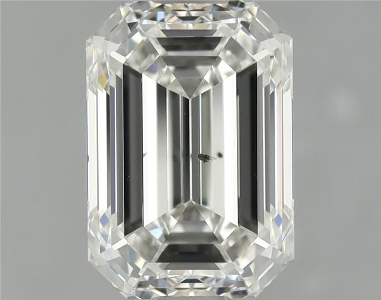 1.70ct K SI1 Excellent Cut Emerald Diamond