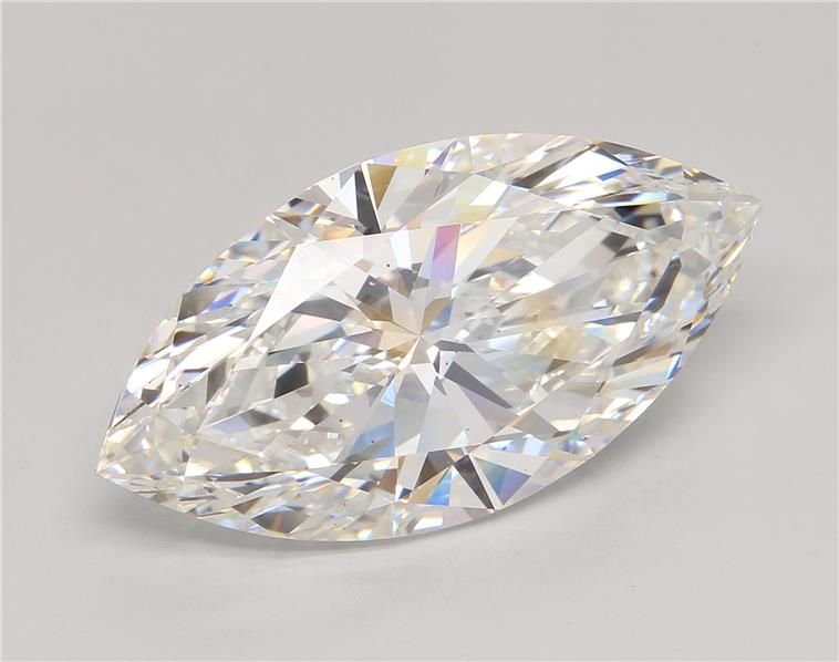 20.64ct F VS2 Rare Carat Ideal Cut Marquise Lab Grown Diamond