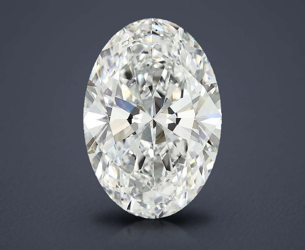 3.67 Carat Oval Lab Diamond