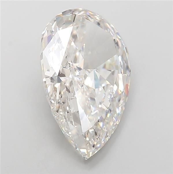 12.53ct F VS1 Rare Carat Ideal Cut Pear Lab Grown Diamond