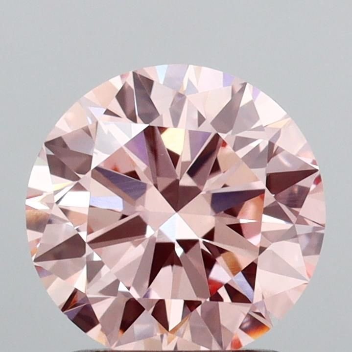1.50 Ct. Fancy Intense Pink Round Lab Diamond