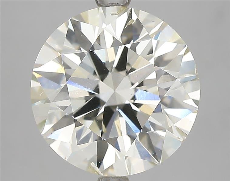 5.06ct K SI1 Rare Carat Ideal Cut Round Diamond