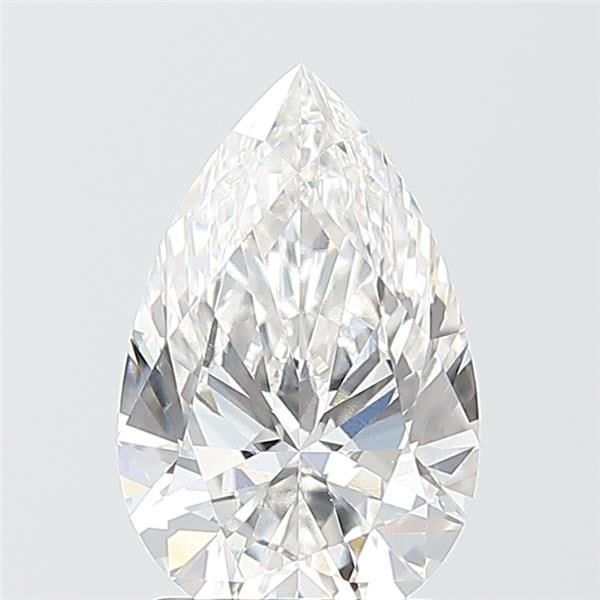 2.03ct F VS1 Rare Carat Ideal Cut Pear Lab Grown Diamond