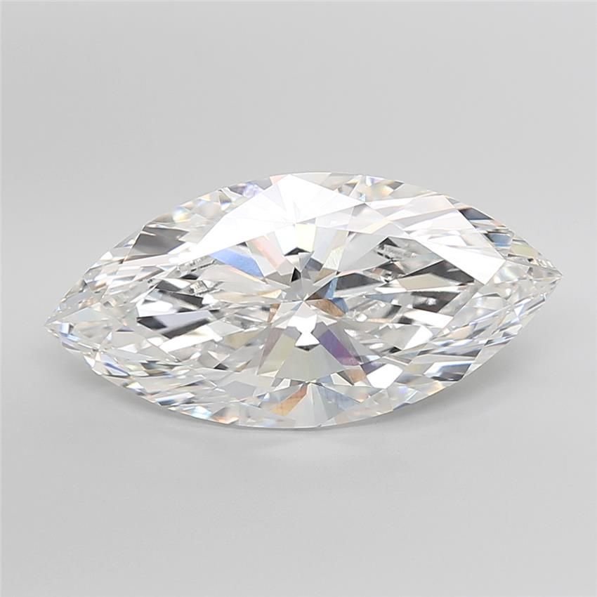 11.10ct E VVS2 Rare Carat Ideal Cut Marquise Lab Grown Diamond