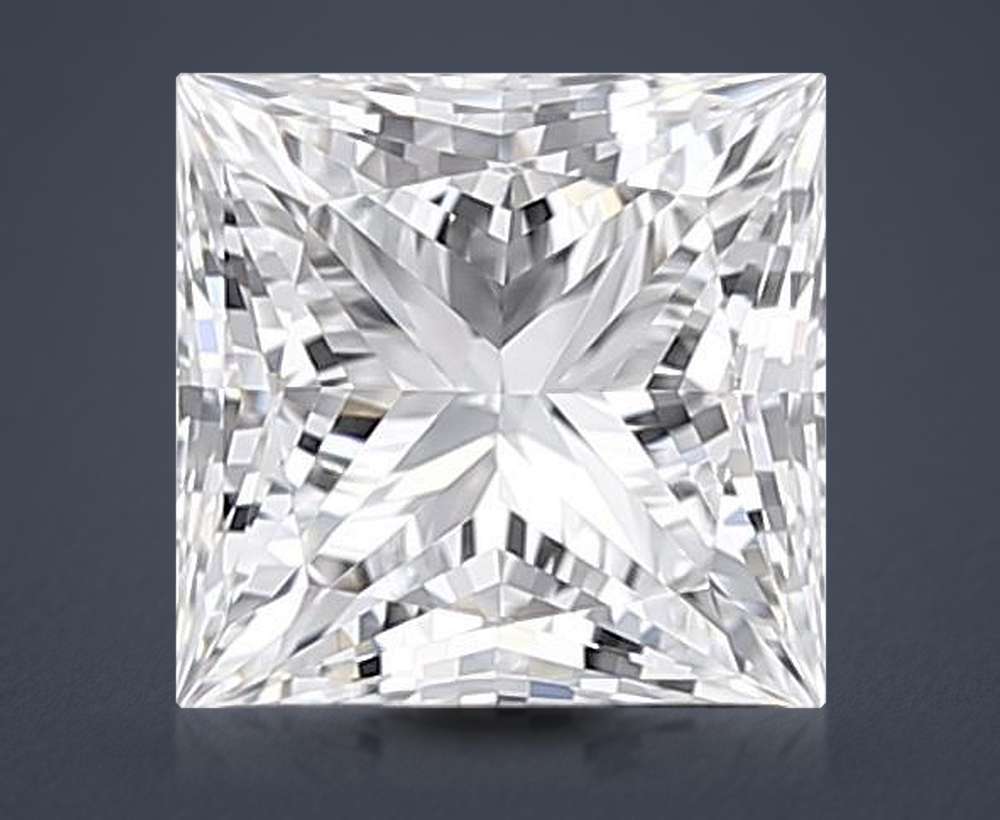 1.54 Carat Princess Lab Diamond