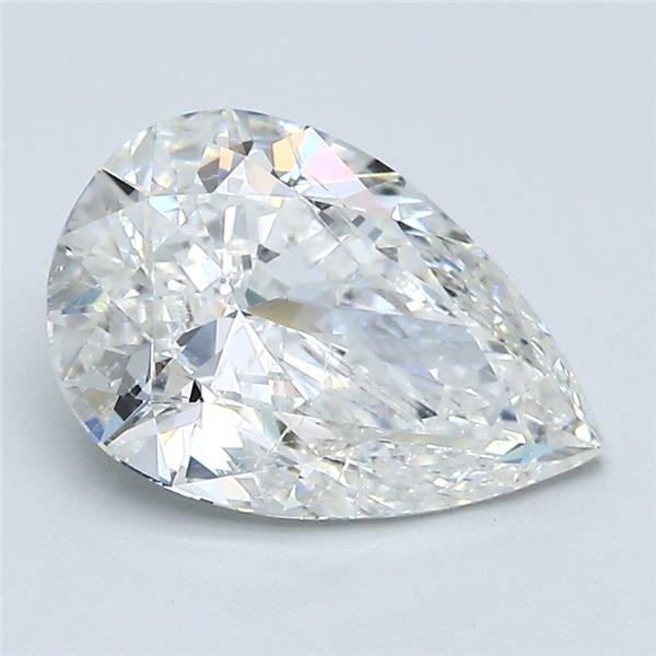 2.01ct H SI2 Rare Carat Ideal Cut Pear Diamond