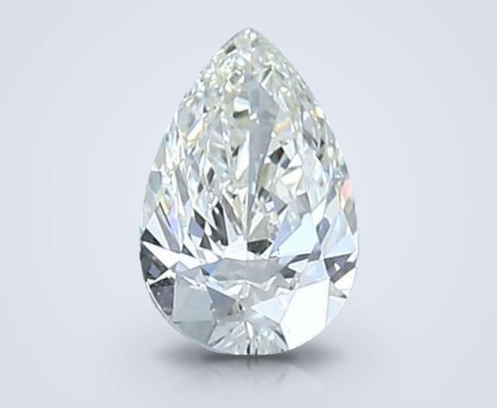 0.52 Carat Pear Natural Diamond